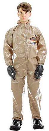 MIRA SAFETY Suit Disposable Protective Coverall with Hood and Elastic Cuff Size (YS)