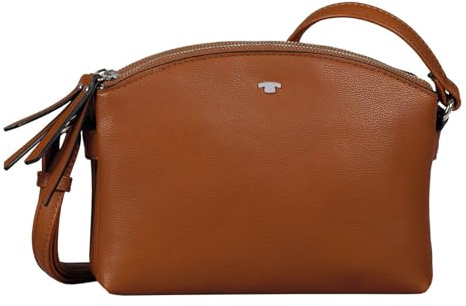 TOM TAILOR Roma Damen Umhängetasche Crossbody Bag Klein Cognac Braun