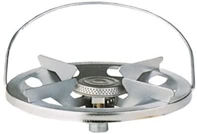 EuroStore07® FORNELLO PER BOMBOLA BOMBOLE RICARICABILE DA CAMPEGGIO COLORE INOX