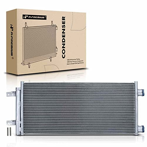 A-Premium Air Conditioning A/C Condenser Compatible with Chevrolet Cruze 2016 2017 2018 2019 1.4L 1.6L, Replace# 391011385