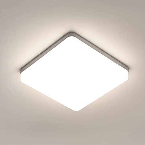 Comely Plafonnier LED, 36W 4050LM Lampe de Plafond LED Carré, Moderne Luminaire Plafonnier LED pour Salon, Chambre à Coucher, Balcon, Cuisine, Lumière Nnaturelle 4000K