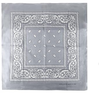 JOPHY & CO. Bandanas aus 100% Baumwolle für Damen Herren Kinder Unisex mit Paisley Muster Kopftuch Kopfbedeckung Schal für Haar/Hals/Handgelenk/Kopf COD.644