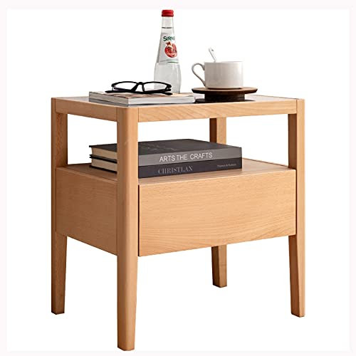 DYPASA Nachtisch Moderne Nachttische 2-Tier-Aufbewahrungsschlepper-Bett-Bett-Tisch - Multifunktions-Nachttisch for Wohnzimmer und Schlafzimmer Beistelltisch