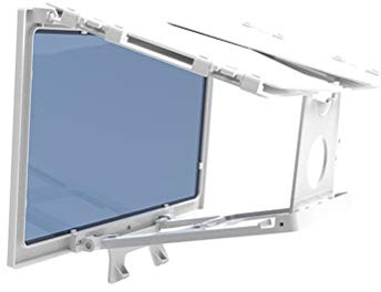 Amplificateur d'écran 3D pour téléphone Portable Pliable de 12 Pouces Loupe vidéo pour écran de Smartphone F13 HD (Couleur : Blanc)