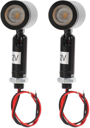 Tnfeeon 2 Stück Mini-LED-Strahler, Dimmbar, 12 V DC, Akzentbeleuchtung für den Innenbereich, Schmuckvitrine, Modell-Display-Scheinwerfer Unter Dem Schrank für Kunst