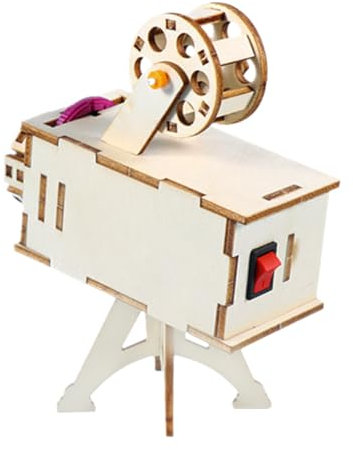 KOMBIUDA Kit Déquipement Scientifique pour Projecteur Jouets Éducatifs pour Enfants Matériel De Projection Éducatif en Bois