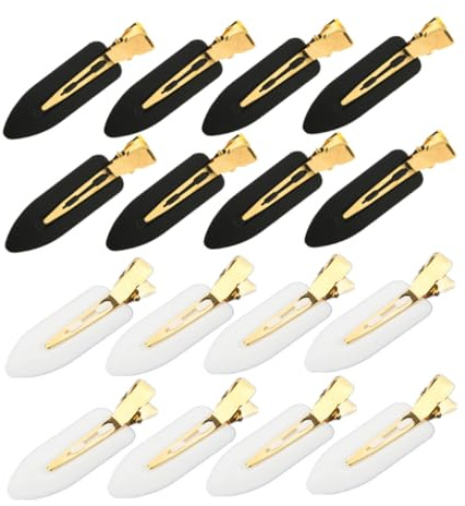 NOLITOY 16 pièces Pinces à Cheveux sans Pli Barrettes Plates pour Femmes Accessoires Coiffure Élégants et Durables pour Différents Types de Cheveux