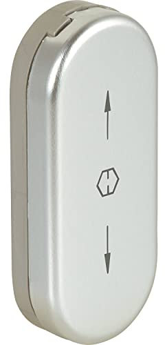 HOPPE 672240 Rosetta per Finestra in Alluminio, Argento, silber eloxiert