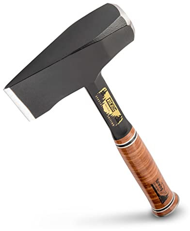 ESTWING Holzspalthammer mit Ledergriff, 60x35mm 1800g, mit Nylon Schutzhülle, Special Edition