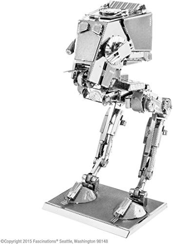 Fascinations Metal Earth MMS261 - 502657, Star Wars AT-ST, Konstruktionsspielzeug, 2 Metallplatinen, ab 14 Jahren