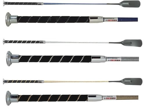 NETPROSHOP Springstock Vienna Griff mit Samt und Eleganten Kristallapplikationen Länge 60 cm, Groesse:60 cm, Farbe:Gold