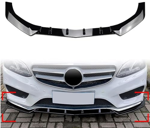 Frontspoiler Lippe Spoilerlippe Splitter Für Mercedes Benz E Class W212 E200 E220 E250 E300 E350 Sport 2013 2014 2015, Stoßstange Lippe Front Spoiler Tuning Auto zubehör