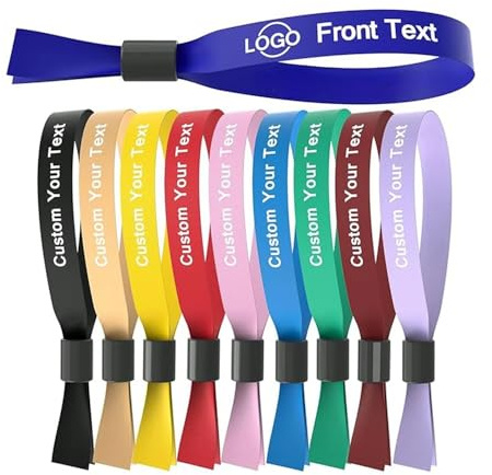50 Stück Personalisierte Eintrittsarmbänder, Event Armbänder, Wasserdichte Event-Armbänder, Party-Armbänder, Festival-Eintritts-Armbänder, Eintritts-Armbänder Für Kontrolle, Events