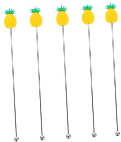 Amosfun 15pcs Beverage Stirring Sticks Milk Tea Stirrers Household Stirrers Stirring Rods Bar Supplies