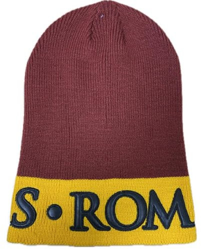 Generico Cappello Rasta Roma Calcio Berretto Invernale Gadget Giallorossi PS 09281