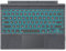 MoKo Italienische Tastatur für Microsoft Surface Pro 7 Plus/Pro 7/Pro 6/Pro 5/Pro 4/Pro 3, QWERTZ Layout Bluetooth Wiederaufladbare Tastatur mit Trackpad, 7-Farben Hintergrundbeleuchtung