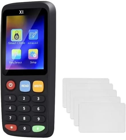 Pluuttiem Lector Duplicador de Decodificador NFC con Chip Inteligente RFID X7 + Copiadora de Etiquetas de Tarjeta CUID 5X 125 KHz 13,56 MHz Tarjeta Clonadora de Token de Credencial