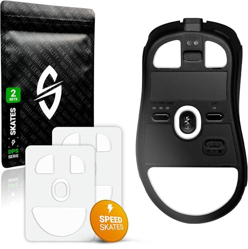 SensoryBoost DPS Glides (2er Set) kompatibel mit BenQ Zowie EC-CW, EC1-CW, EC2-CW, EC3-CW - Ultra Schnell, Abgerundet, Langlebig - PTFE - Ersatz-Mausfüße, Skates – Gaming Maus Upgrade Zubehör