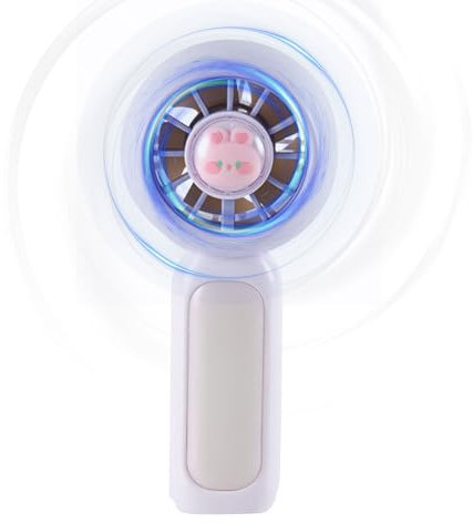 Eventerde Petit ventilateur de poche, ventilateur manuel rechargeable | Petit fan de bureau portable personnel | Supplies de camping de refroidissement à grande vitesse et légères pour les adultes