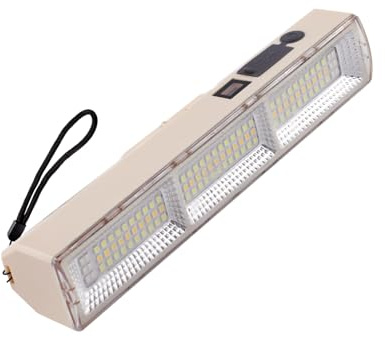 CREATESTAR Linterna Taller LED Recargable 22 cm, Lámpara de Trabajo Luz de Trabajo con Magnética Base y Gancho, 5 Modos de Luz Lámpara de Inspección para Garaje Cámping Coches Emergencia jardín patio