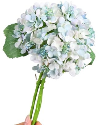 YOPI Bouquet di ortensie artificiali for matrimoni, composizione floreale in seta, decorazione for la casa, decorazione floreale portatile