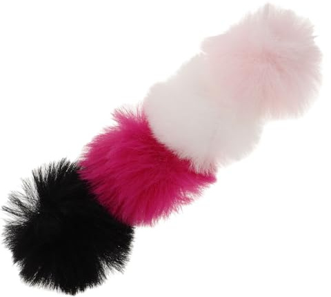 HYTROVE 4pcs Microphone Windscreen Covers Furry Windshield for Lapel Mics Mic Cover Microphone Windshield Windproof