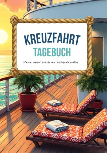 KREUZFAHRT TAGEBUCH Meine abenteuerlichen Reiseerlebnisse: Dein persönliches Kreuzfahrt Logbuch | Reiseplaner, Reisejournal zum Ausfüllen und Erinnerungsbuch | Perfektes Geschenk für Kreuzfahrtfans