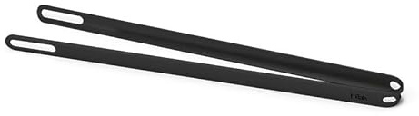 höfats - Grillzange schwarz - mit Grillrostheber-Funktion und Ausbruch zum Aufhängen - sehr stabile Fleischzange, Kochzange für Grill und Küche - Spülmaschinengeeignet - 40 cm lang