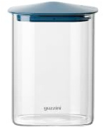 Guzzini Barattolo Rettangolare Fresh & Style 1.000 Ml Vetro Tappo Blu