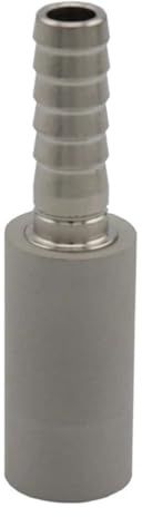 Stainless Steel Diffusion Stone for Home Brewing - 0.5 or 2 Micron Aeration Stone with 1/4 Barb(0.5 Micron)
