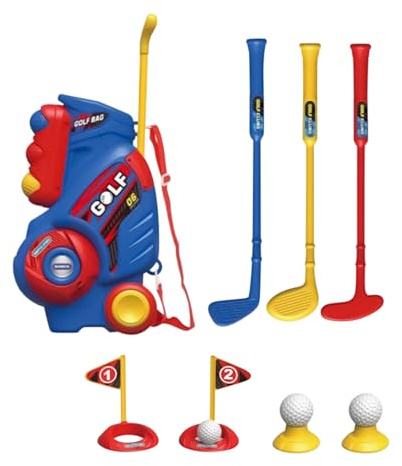 Générique Golf-Set für Kleinkinder – Interaktives Golf-Set für Kinder, GOF-Spielzeug im Freien für Kleinkinder | Lernspielzeug für Garten, Rasen, Hinterhof, Innenhof