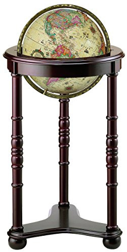 Replogle Globes Lancaster Illuminated Globe, Antique Ocean, 12-Inch Diameter
