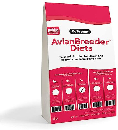 ZuPreem Fruit Blend Cockatiel Avian Breeder Diet 40lb