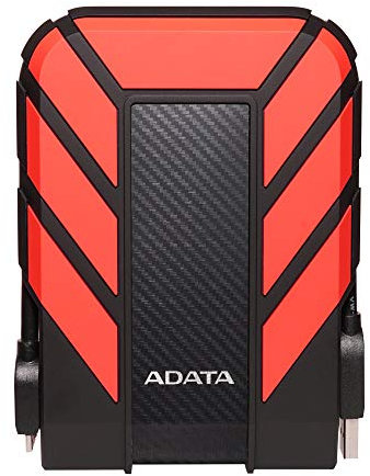 ADATA HD710 Pro HDD esterno Portatile 1TB, Unità Rugged, Resistente all'Acqua, Polvere e Cadute, per Mac, PC Desktop, Workstation e PC Portatili, USB 3.2 Gen1, Rosso