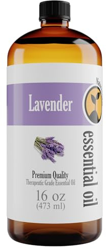 Natures-Star Lavender Essential Oil, 16 Ounce, Therapeutic Grade for Aromatherapy, Candle & Soap Making, Diffusers & Home, Lavender Oil
