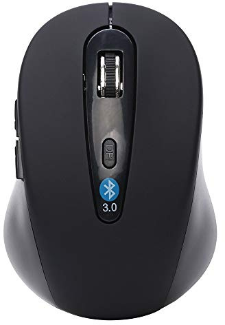 Theshy - Mouse wireless portatile, mini mouse ottico wireless Bluetooth 3.0 6D 1600 DPI per computer portatile