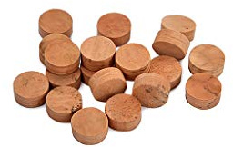 Alnicov 20Pcs Saxophone Cork Mats Trumpet Cornet Water Key Spit Value Cork Pads For Brass Instrument Parts Repair Accessories