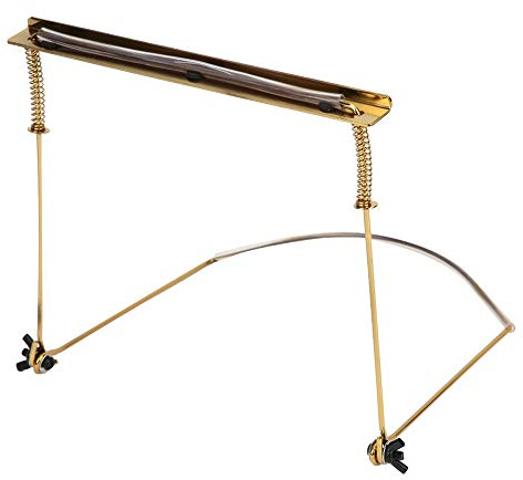 Mundharmonikahalter, Mundharmonikahalter Mundharmonika Halterung Mundharmonika Halshalter für 24 Löcher Mundharmonika(Gold) Zubehör Für Spielinstrumente Leistungsfähiges Zubehör