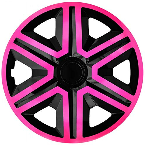 Radzierblende Action schwarz/pink 16 Zoll 4er Set