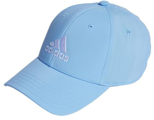 adidas Unisex Embroidered Logo Lightweight Baseball Cap, Blue Burst/White, M