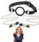 YUNHAOBAO Silicone O-Ring Mouth Gag Mouth Opener with Nipple Clamps Toys BDSM Kit Slave Roleplay Fetish Fantasy Play Nipple Stimulation Bondage Toys
