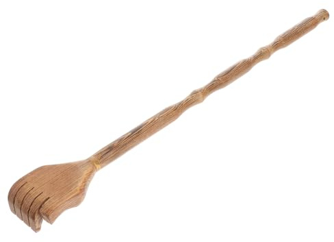 OATIPHO Rascador de Espalda y Extensible con Diseño Ergonómico de Madera Resistente para Aliviar Picazón y Masaje Corporal para Uso Cómodo en Casa