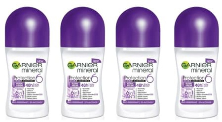 GARNIER DEO ROLL ON PROTECT 6 FLORAL FRESH 50 ML PACK OF 6
