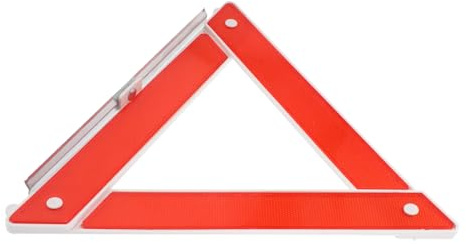 VALICLUD Triángulo de Advertencia Plegable para Automóvil Kit de Seguridad Vial Señal de Emergencia Alta Visibilidad Accesorios para Vehículos Triángulo Reflectante para Carretera