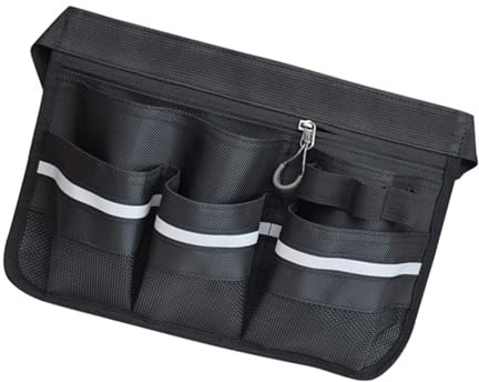 Segeltuch-Werkzeugtasche, Werkzeugtasche, Schürze für effiziente Organisation von Gartentechnikern, mehrere Taschen, verstellbare Malschürze