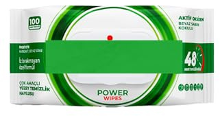 Cleaning wipes bundle - Multi Surface Wet Power Wipes – 100pcs - Fast Cleaning. Long-Lasting Supply. Trusted Power - with E-Ficci thank you card - Bundle by E-Ficci