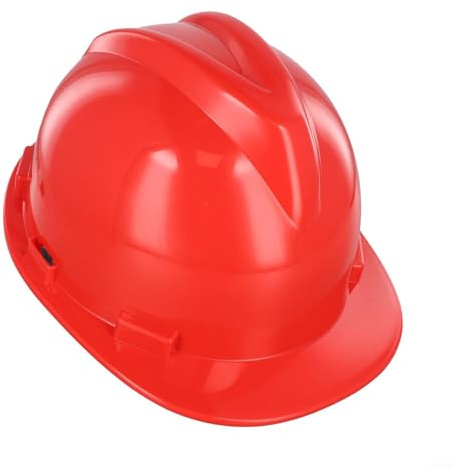 Casco de seguridad ABS para construcción de sitios de construcción Vtype (rojo)