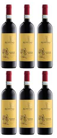 Ruffino Riserva Ducale Chianti Classico DOCG Rotwein rot trocken Italien inkl. FeinWert E-Book (6 x 0.75 l)