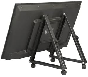 Support TV De Faible Hauteur De 32 À 65 Pouces, Trépied Mobile For Écran De Scène, Chariot En Tôle Laminée À Froid, Adapté Aux Téléviseurs À Écran Plat(32-55 inch tripod)