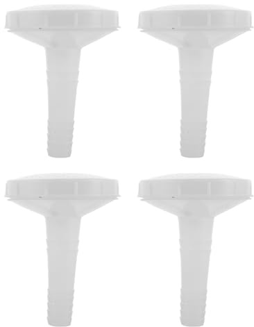 Gadpiparty 4 piezas Boquilla de Riego Agrícola de Plástico Cabezal Pulverizador de Tallo para Aspersor de Manguera Riego Preciso para Huertos Jardines y Viveros